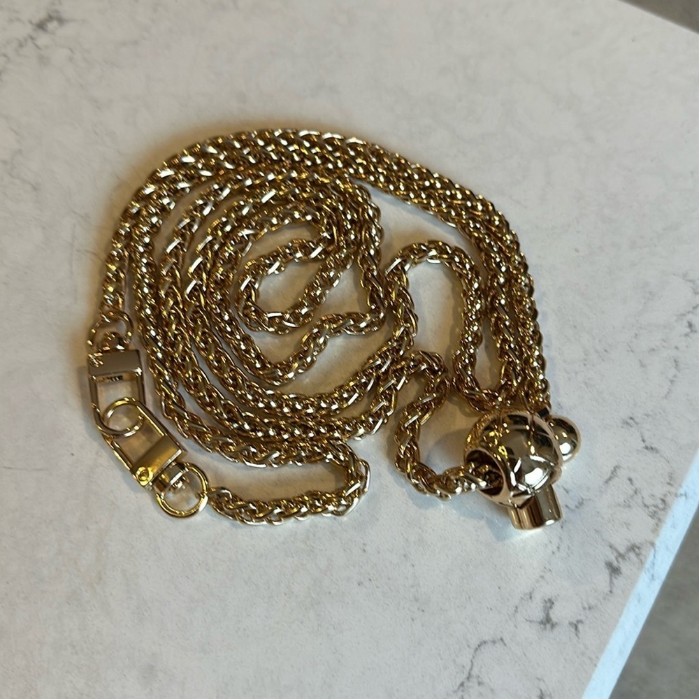 Unbranded Gold Tone Crossbody Adjustable Chain